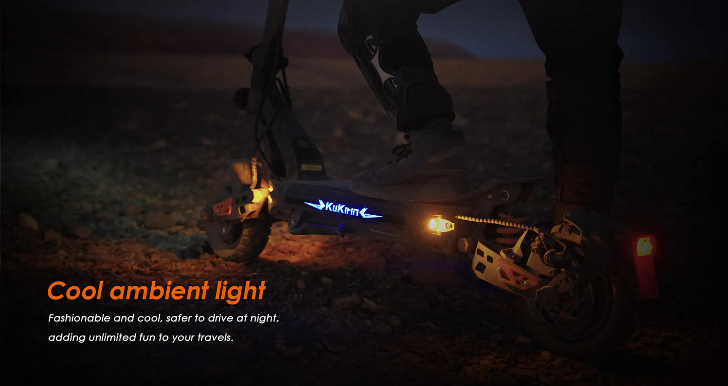 KuKirin G2 Master Electric Scooter 1000W*2 Dual Motor 52V 20.8Ah 60km/h Max Speed Front&Rear Disc Brake Hydraulic Shock Absorber