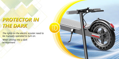 Dual Brake Electric Scooter with Seat Storage Bag 350W Powerful Motor Fast Speed 31KM/H on APP 36V 8.5 Inch Tire Adults Escooter.