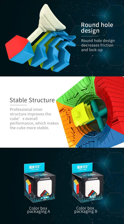 MOYU Meilong 9x9 10x10 11x11 12x12 13x13 Magic Cubes Speed Puzzle Cubes Toys Professional Puzzle Cubo MagicoToys Speed Cube