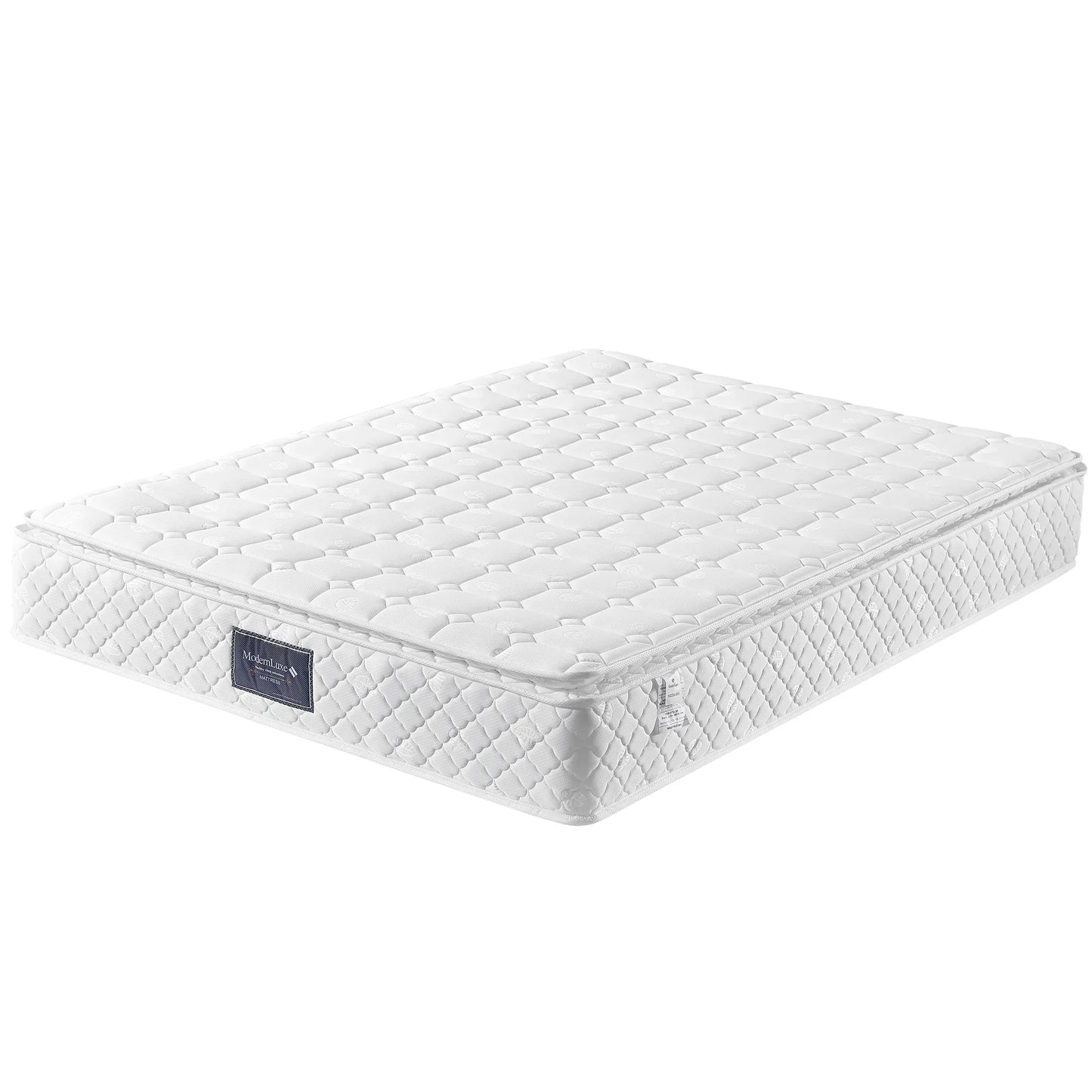 Spring Core Mattress, 7-zone Cold Foam Mattress, Pocket Springs, Quilted Microfiber Cover, Firmness Level H3, Height 25 Cm.