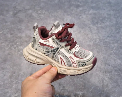 Boys Girls Running Shoes Thick Soft Sole Children Sneakers Mesh Breathable 2025 New Fashion Kids Sports Shoes for Students Trend