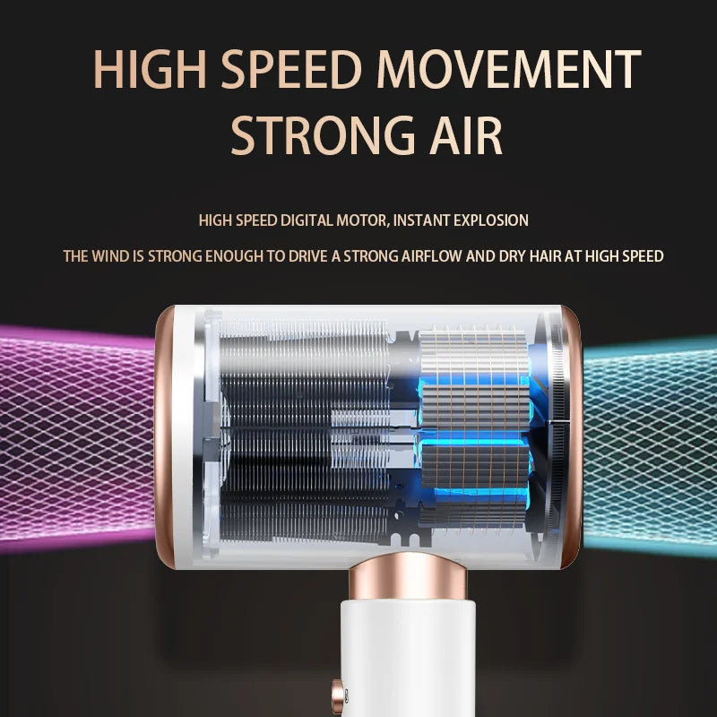 220V Hotel Wall Mounted Hair Dryer Hotel Non punching Negative Ion Hair Protection Cold and Hot Air High Power Hair Dryer