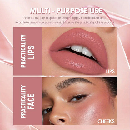 Brighten Lip Lipstick Moisturizing Water Light Solid Lip Gloss Glass Tea Russet Lip Glaze Tint Makeup Cosmetics Beauty.