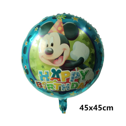 Mickey Minnie Folienballon Mickey Mouse Luftballons Minnie Geburtstag Party Dekor Kinderspielzeug Babyparty Ball Kinder Cartoon Geschenk