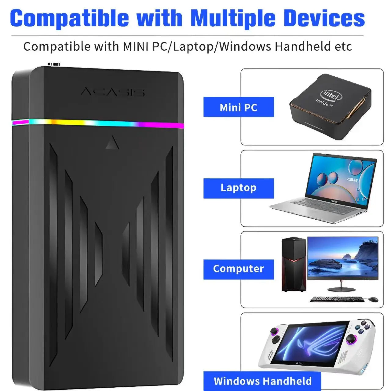 PEAPRIT 12TB Gaming HDD with Hyperspin Launchbox Retrobat Playnite 10K+ Retro Video Games Console for PS3/PS2/PS/Wii/WIIU/SWITCH.