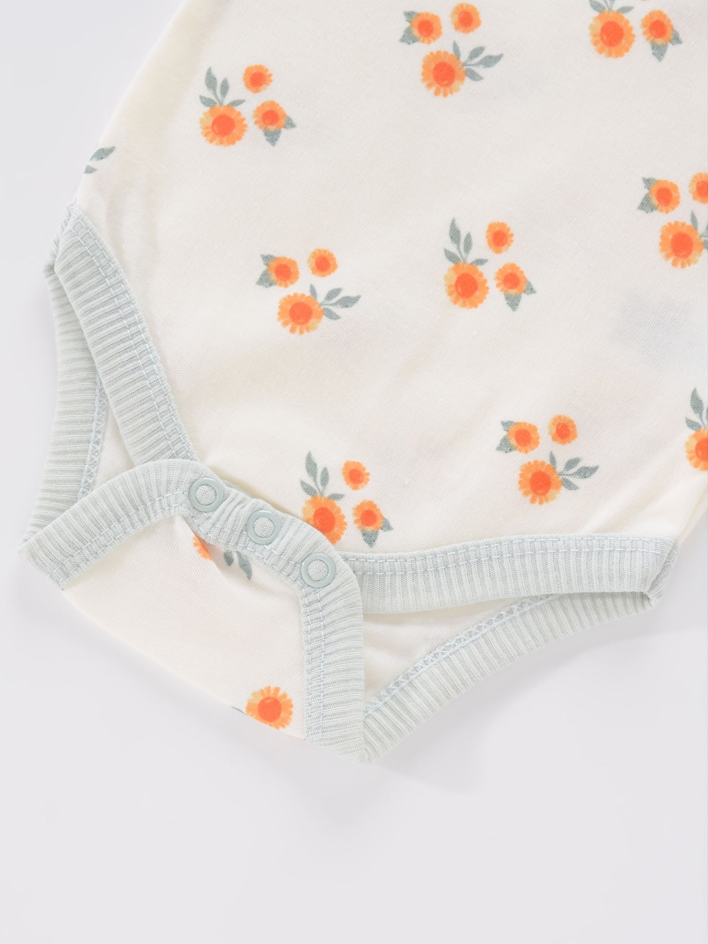 4PCS Neugeborenen Strampler Kurzarm Rundhals Cartoon Tier Blumen Drucken Body Onesies Für Baby Jungen Und Mädchen Kleidung