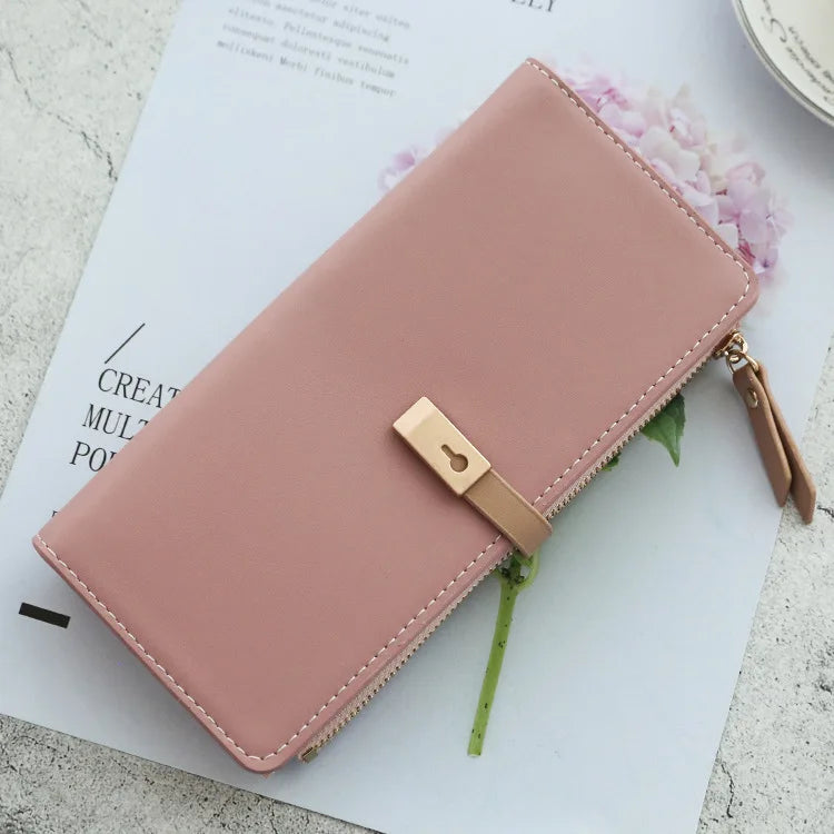 New Trends Wallets Women Luxury Brand Design Long Wallet Zipper Purses Female Short Coin Purse Credit Card Holder