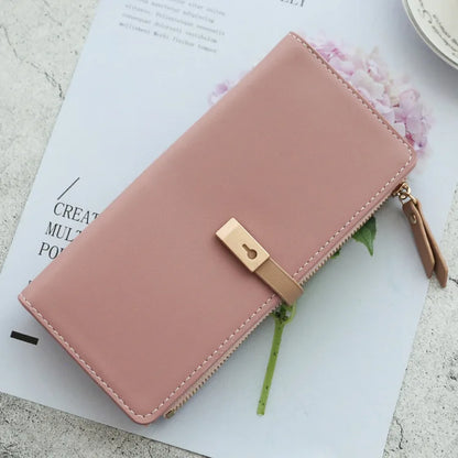 New Trends Wallets Women Luxury Brand Design Long Wallet Zipper Purses Female Short Coin Purse Credit Card Holder