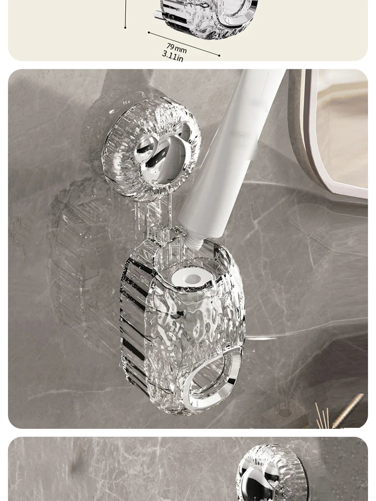 1pc automatische Zahnpasta spender kreative Wand halterung und kleine Zahnbürsten halter Quetscher für Familien dusche Badezimmer