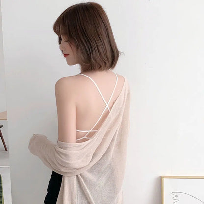 1pcs Womens Top Cross Strap Sports Bra Thin Push Up Sport Bra Yoga Gym Crop Tops Brassiere Fitness Breathable Girls Student Bras.