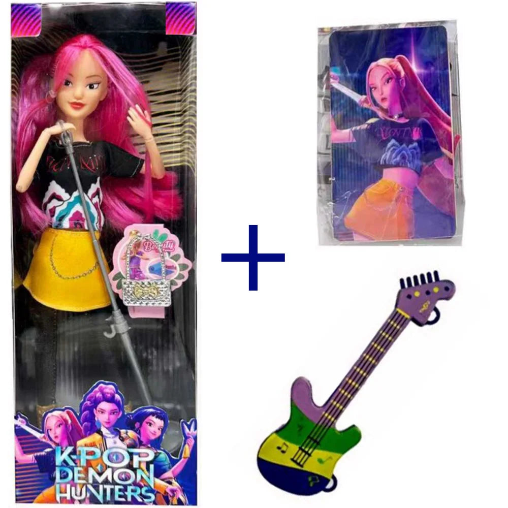 2025 Popular New Korean Wave Girl Group K-POP Witch Hunt Doll Rumi Mirazoi Toy Vinyl Doll Christmas Children's Birthday Gift.