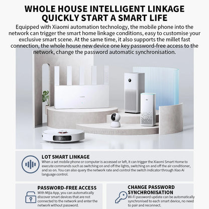 NEW Xiaomi Router BE5000 Wi-Fi 7 2.4/5GHz Dual-Frequency Mesh 2.5G High-Speed Network Port IPTV OFDMA Signal Amplifier Mi Home.