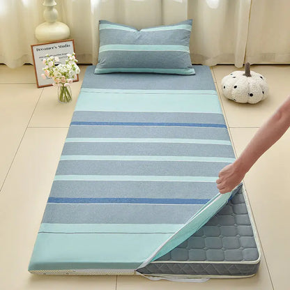 WOSTAR Geometric printed mattress protector cover with zipper fully enclosed single bed sheet pure cotton protection pad 90x190