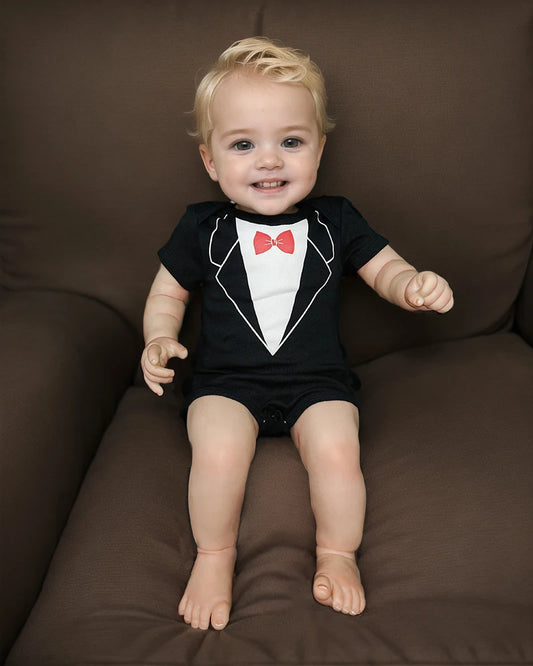 3PCS Sommer Jungen und Mädchen Nette Muster Hoodie Set Kurzarm Dreieck Overall Neugeborenen Baumwolle Bequeme Overall Pyjamas.