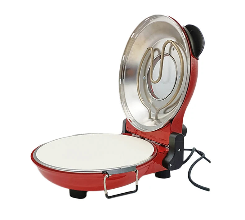 Elektrische Scone Maschine Pfannkuchen Backform 12 Zoll handgemachte italienische Pizza ofen Crêpe Bratpfanne Brot Abtauen Grill Herd Röster