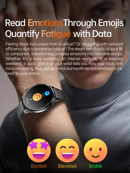 2025 New For HUAWEI Health MonitorUric Acid Blood Pressure Blood oxygen Body Analysis Smart Watch ECG+PPG Clock Smartwatch Men.