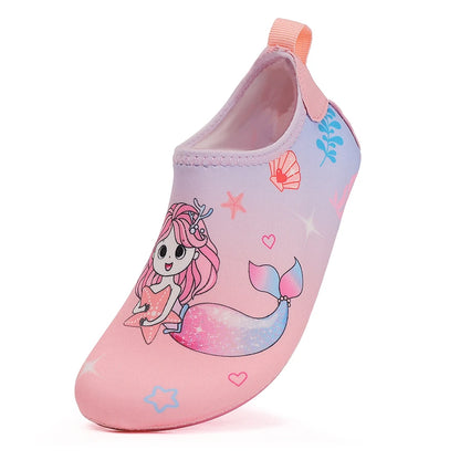 Children Beach Shoes Baby Soft Floor Indoor Slipper Snorkeling Swim Socks Boys And Girls Anti-Slip Home Barefoot Kids Slippers.