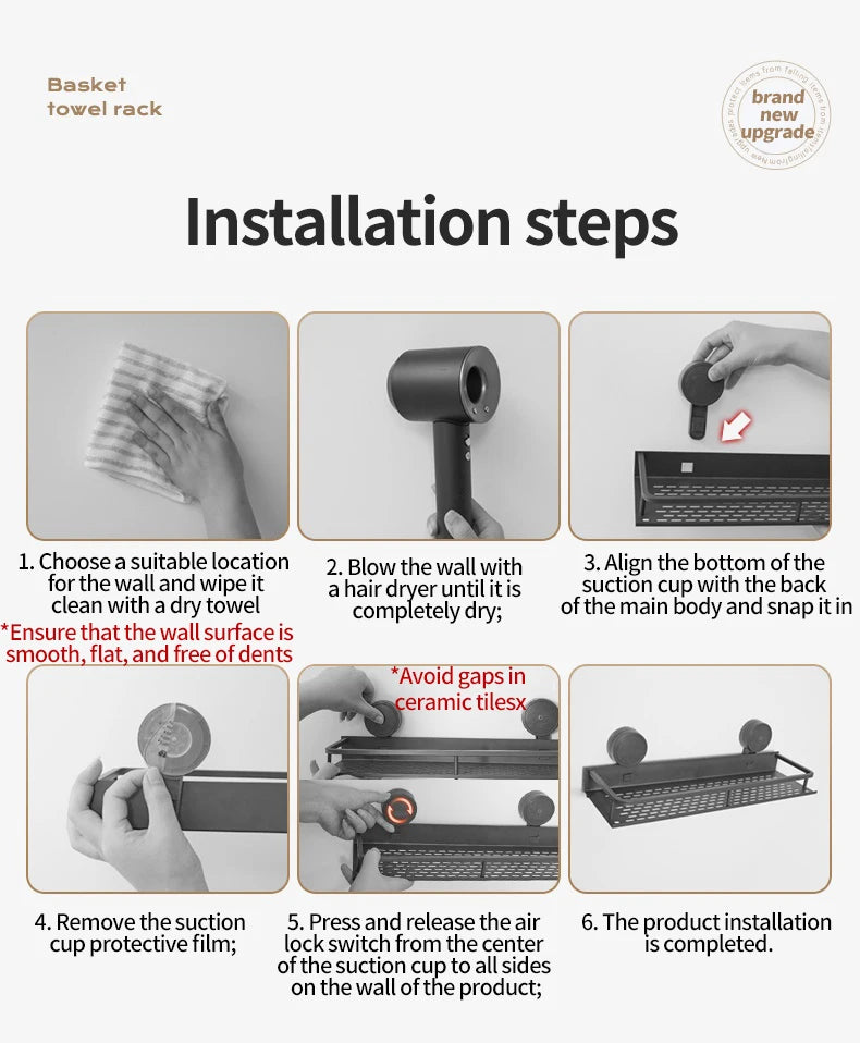 Badezimmer-Aufbewahrungsregal, Saugnapf, perforationsfreies Badezimmer, dreieckiger Toilettenwaschbehälter, Eck-Badezimmer-Aufbewahrungsregal