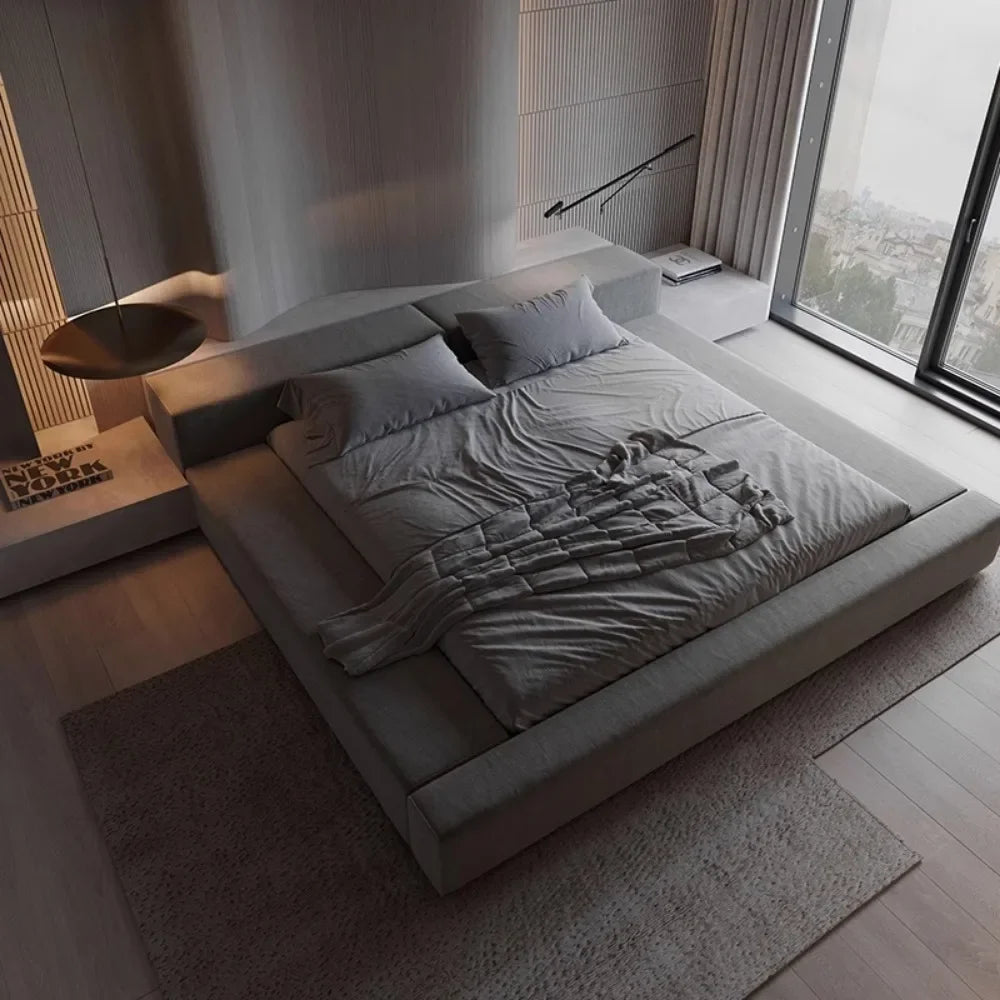 Rahmen Queen-Size-Betten Doppel Ästhetisch Schlafen King Bett Basis Kinder Cama De Lujo Para Dormitorio Möbel Dekoration