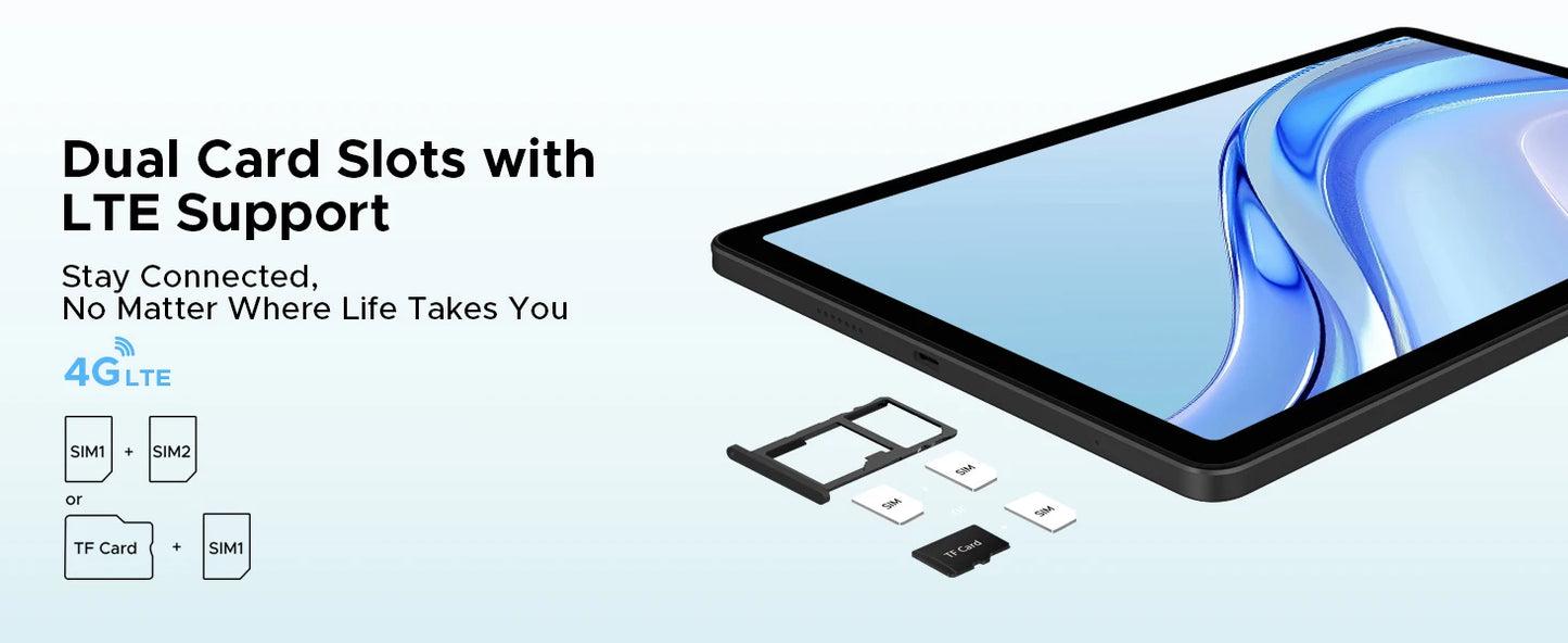 Doogee Tab E3+ 2 in 1 Tablet Pc Gemini Ai 12"" 2K Display Android 15 32Gb Ram(8+24) 256Gb Rom 8800Mah Battery Helio G100 Tabletpc