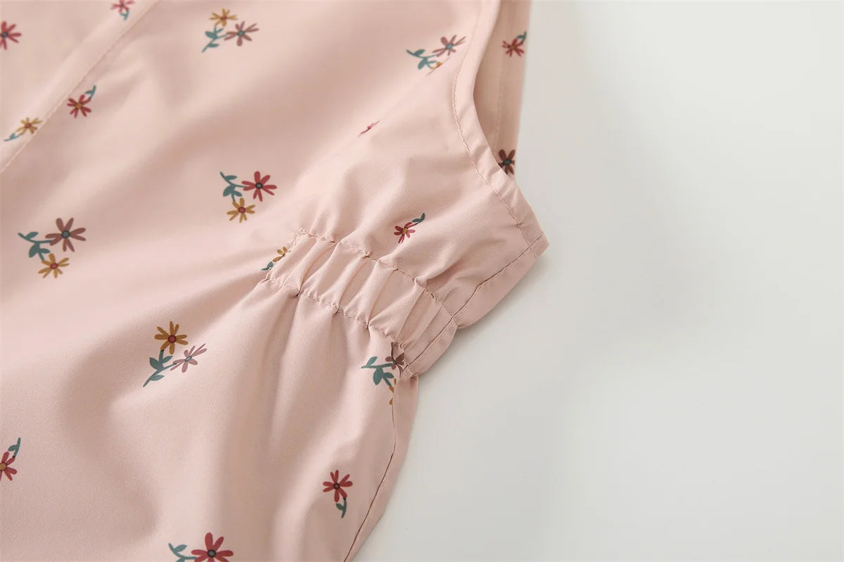 HONEYKING Children's Clothing Sets Raincoat Suit Baby Waterproof Overalls Pants Girls Jumpsuit For Kids Jacket And Trousers Set.