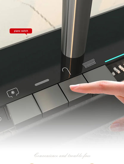 Wasserfall-Küchenspüle aus Edelstahl, multifunktional, groß, Einzelschlitz, Geschirrspülbecken, Küchenrenovierung