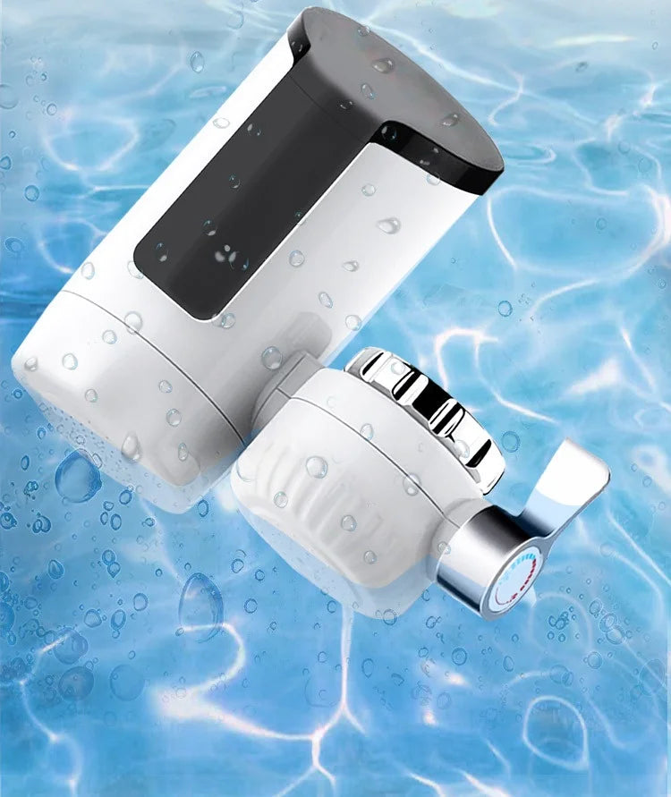 Electric Kitchen Sink Water Heater Tap Instant Hot Stainless Steel Water Faucet Heater Cold Heating Kitchen  Accessories