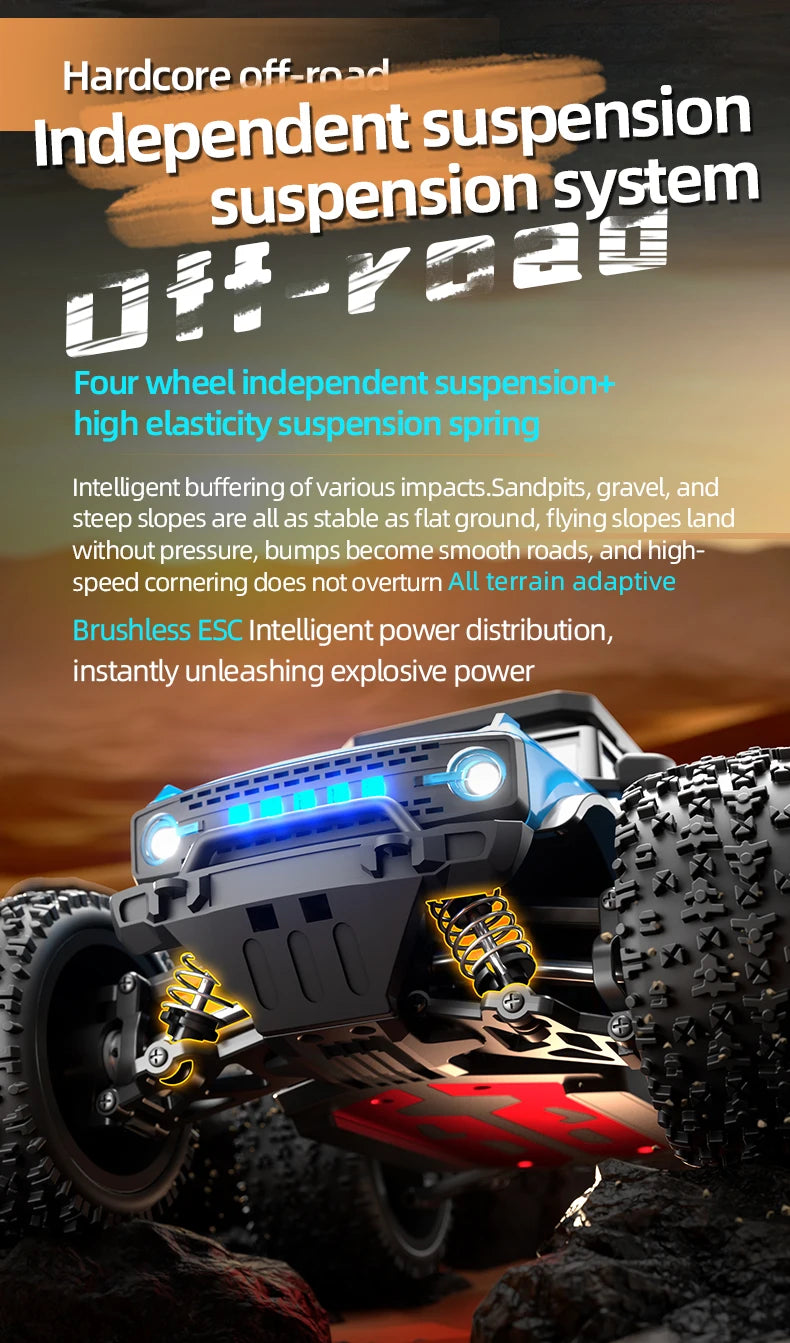 ZLL SG201 MAX 1:20 High Speed Drift Racing Car 70KM/H Brushless Motor 4WD RC Off Road Car Monster Trucks Toys For Kids Gifts.