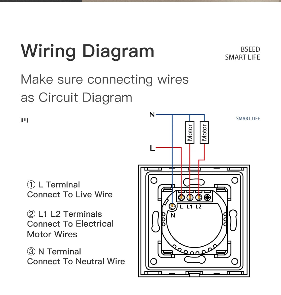 BSEED Wifi Shutter Schalter APP Control Led Smart Blind Serie Weiß Glas Panel Unterstützung Tuya Google Smart Leben Rollladen.