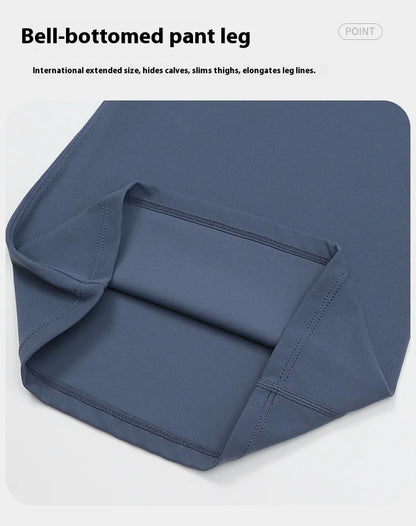 Women's One-piece Yoga Jumpsuit Long Sleeve Zipper Slim Fit Sports Outfit Flare Tights Quick-drying Hip Lift Gym Fitness Clothes.