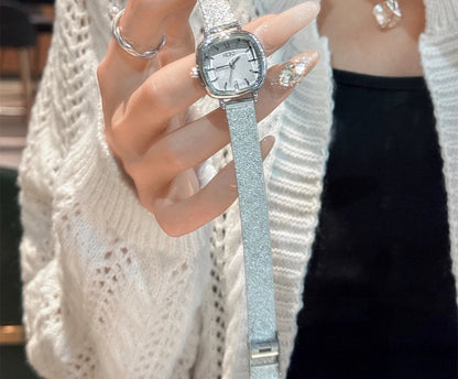 GEDI Golden Watch Light Luxury Quartz Stainless Steel Watch Casual Fashion Dress Temperament Waterproof Women's Wristwatches.