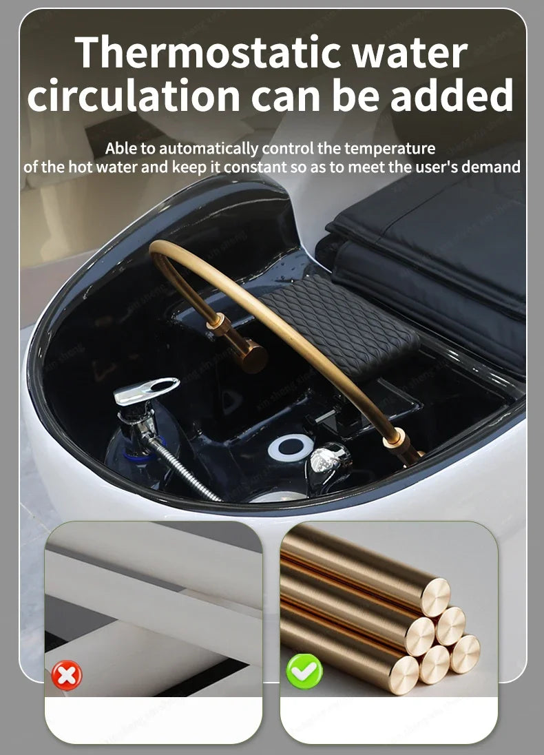 XinSheng Professionelle Elektrische Massage Bett Kopf SPA Salon Massage Tisch Haar Waschen Begasung Betten Friseur Smart Möbel