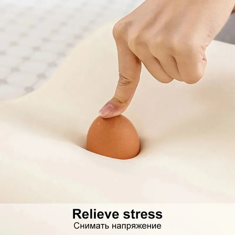 Long Pillow Memory Foam Bedding Pillow Neck Protection Slow Rebound Shaped Maternity Pillow For Sleeping Orthopedic Pillows.