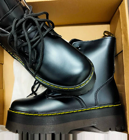 Autumn Winter Fashion Round Toe Lace-up Shoes Womens Boots Zip Ankle Boots For Women High Heels Basics Casual.