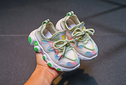 Children's Sports Shoes for Toddlers Boys Girls Little Kids Running Sneakers Air Mesh Breathable Soft Fashion Classic Casual New