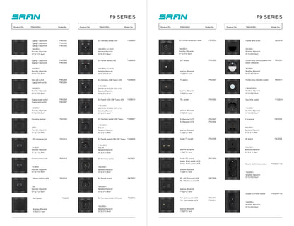 SRAN Smart Switch mit Wandsteckdose 16A EU, Tuya Smart Life Home Touch Sensor WiFi Lichtschalter Weiß