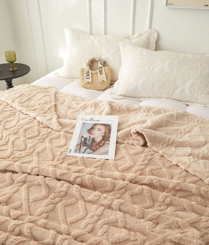 New Winter Blanket Home Warm Sherpa Soft Sofa Cover Throw Newborn Wrap Kids Bedspread Travel Textile Fleece Thick Warm Blanket.