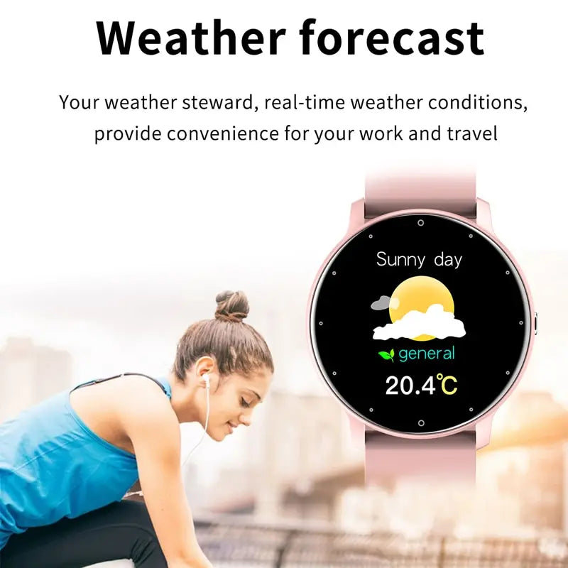 LIGE Smart Watch Men Women Full Touch Screen Sport Fitness Watch Man IP67 Waterproof Bluetooth For Android IOS Smartwatch Men.