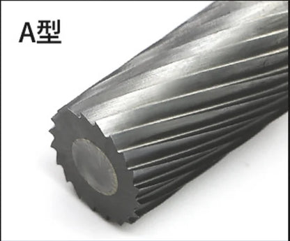 Hartmetallfräser, Wolframstahl-Schleifkopf, zylindrisch 6 mm, AE AX AX Metallfräser