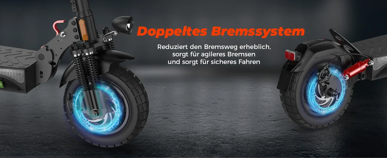 isinwheel T4 （ABE）Adult Electric Scooter 1000W Motor 48V12.5Ah Battery Electric Scooter 10" Off-Road  Tire  Electric Scooter.