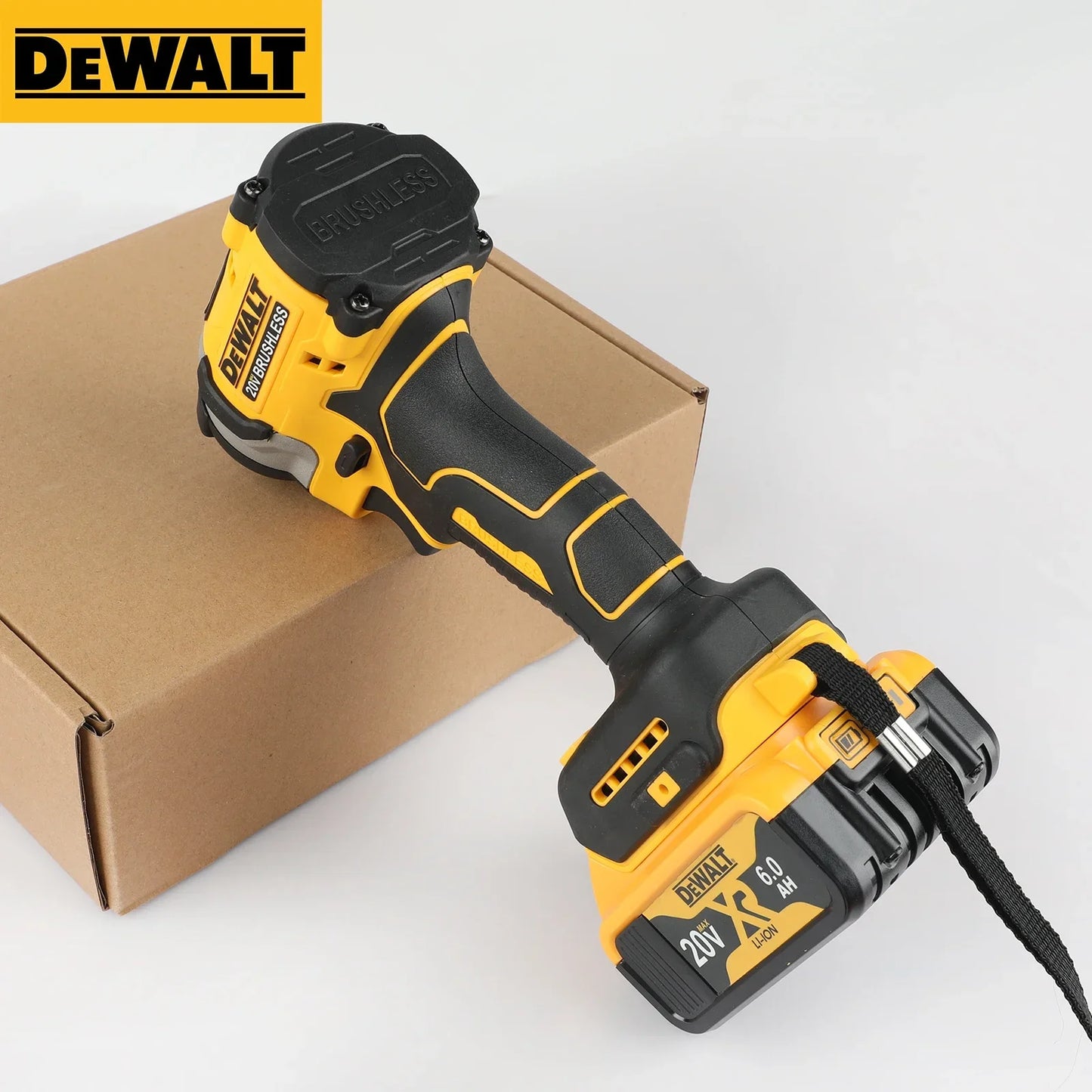 DeWalt DCF850 Bürstenloser 20-V-Lithium-Ionen-Schraubendreher, Bohrer und Auto-Reparatur-Elektrowerkzeug