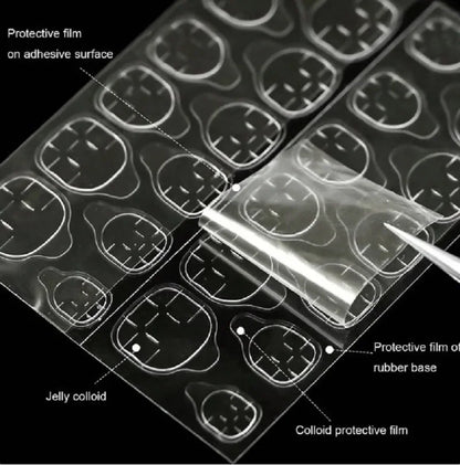 6000PCS Stick Nail Jelly Double-sided Adhesive Transparent Traceless Nail Glue Invisible Wear Nail Sheet Adhesive DIY Tools.