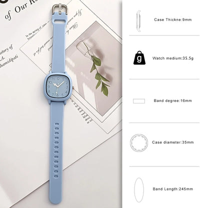 Fashion Women Watch Silicone Quartz Wristwatches For Women Clock Christmas Gift Valentine's Day Ladies Watches Reloj Mujer