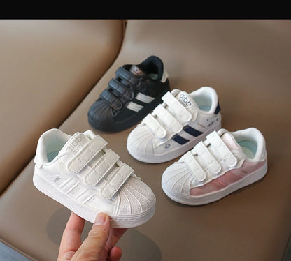 2024 Four Seasons Kid's Casual Shoes Boy's Forrest Gump Shoes Girl's Fashion Board Shoes Children's Soft Lightweight Sneakers.