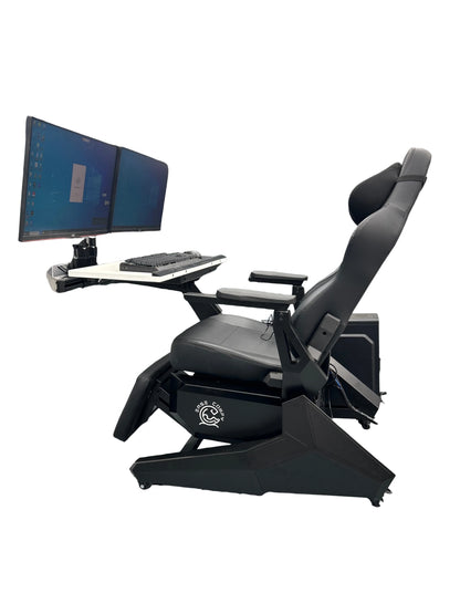 EASE POD PRO Günstiger, bequemer Computer-Cockpit-Zero-Gravity-Stuhl, ergonomischer Stuhl, Arbeitsplatz für 1–2 Monitore