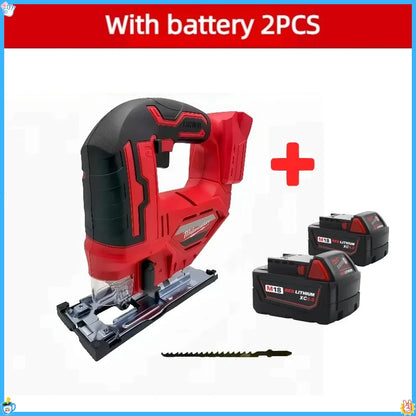 Milwaukee 3000 U/min bürstenlose Kurvensäge, kabellose elektrische Stichsäge, tragbares, multifunktionales, verstellbares Elektrowerkzeug für die Holzbearbeitung