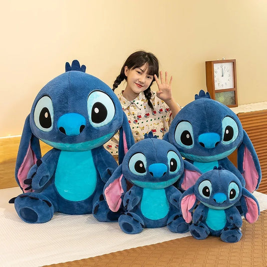 30/40/55CM Interstellar Baby Station Stitch Doll Large Stitch Rag Doll Plush Toy Children Accompany Holiday Gifts.