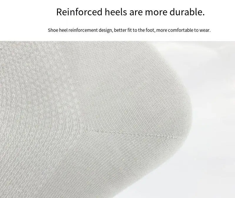 10 Pair Men's Summer Mesh Bamboo Fiber Socks Fashionable Breathable Business Socks Suitable For Sweaty Feet Casual Socks.