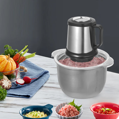 800W Electric Meat Grinder Machine, Stainless Steel Meat Grinding 4 Blades 5L/1.1Gal for Kitchens, Restaurants.