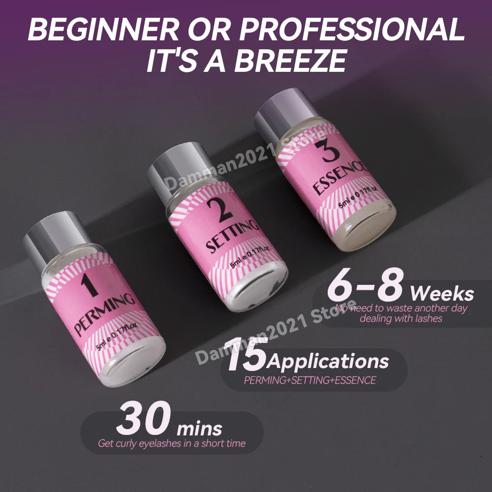 Damman Professional Lash Lifting Kit Eyelash Curling Lifting Set Long Lasting Lash Lift Perm Kit Makeup Tools For Salon Use.